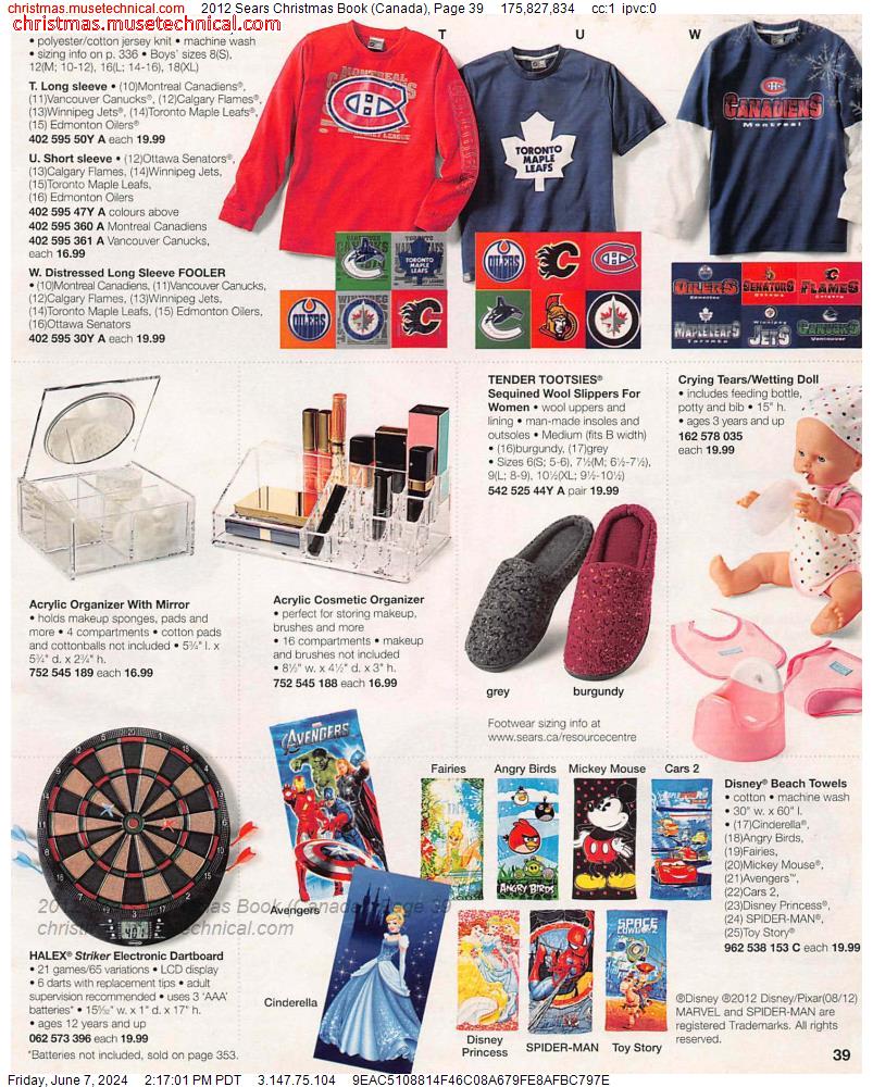 2012 Sears Christmas Book (Canada), Page 39