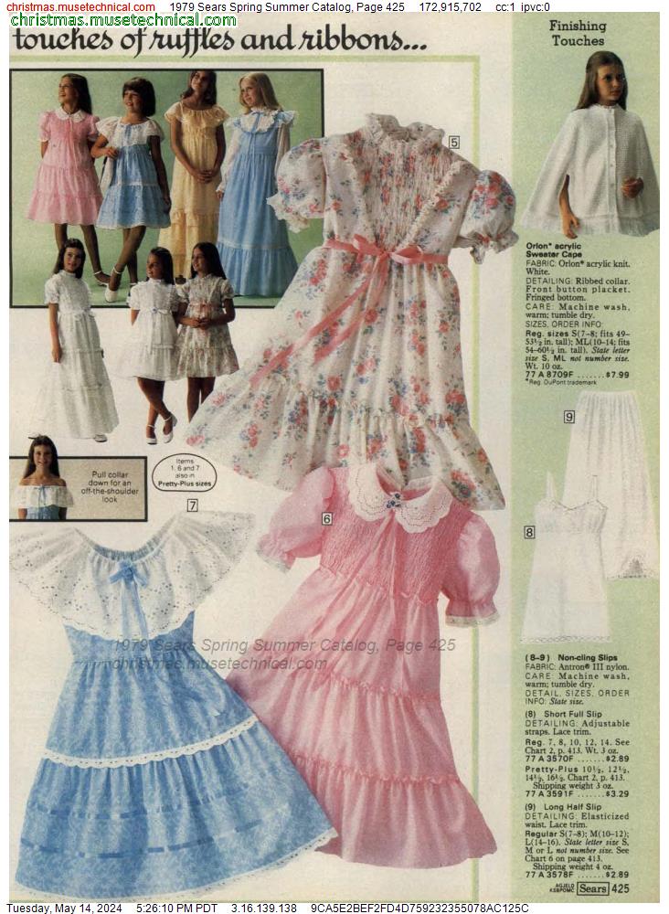 1979 Sears Spring Summer Catalog, Page 425