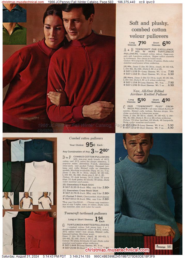 1966 JCPenney Fall Winter Catalog, Page 583