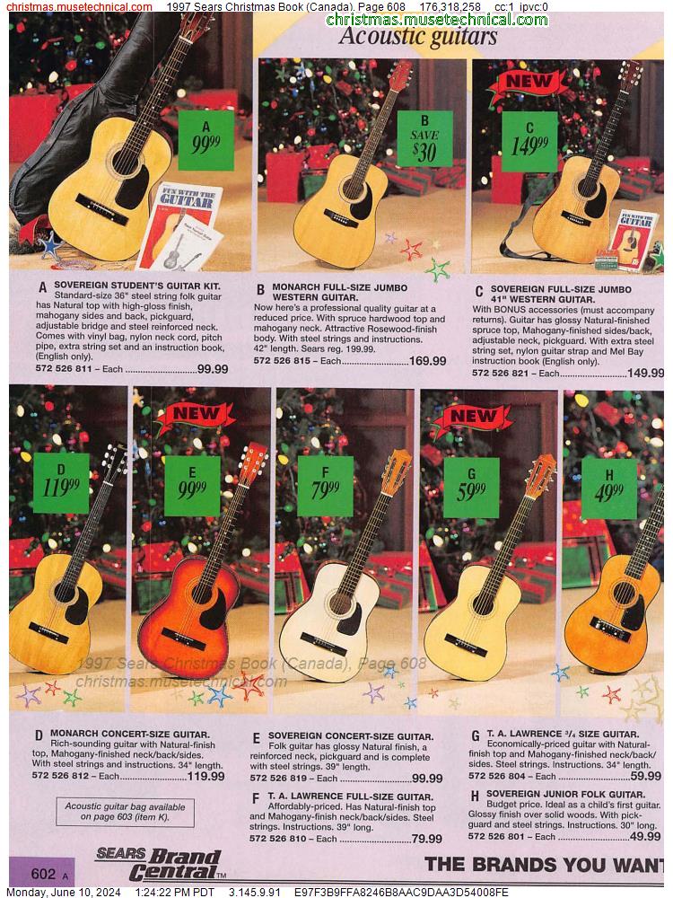 1997 Sears Christmas Book (Canada), Page 608