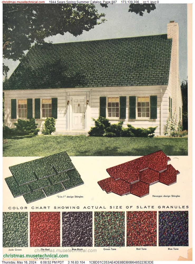1944 Sears Spring Summer Catalog, Page 887