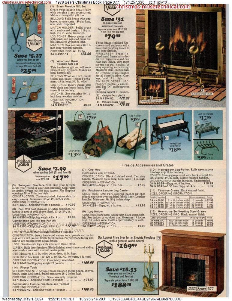 1978 Sears Christmas Book, Page 377
