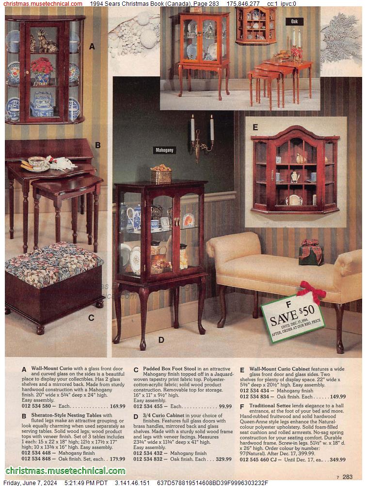 1994 Sears Christmas Book (Canada), Page 283