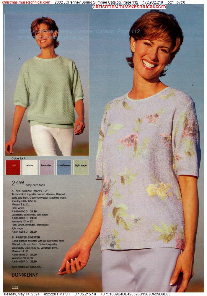 2002 JCPenney Spring Summer Catalog, Page 112