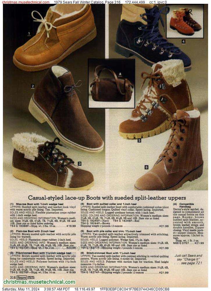1979 Sears Fall Winter Catalog, Page 316