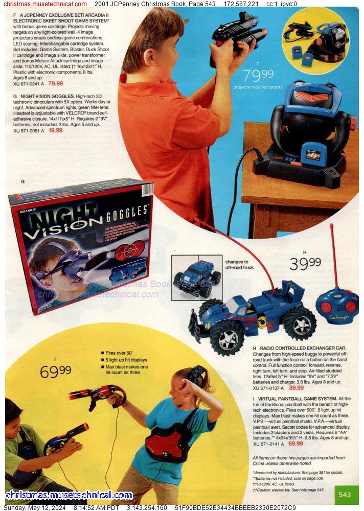 2001 JCPenney Christmas Book, Page 543