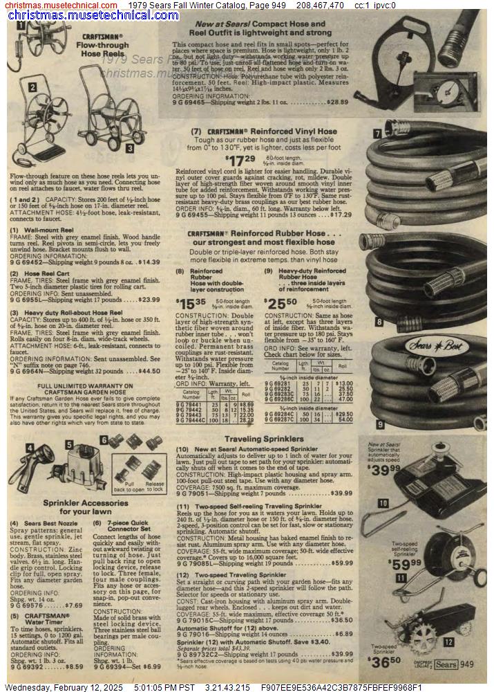 1979 Sears Fall Winter Catalog, Page 949