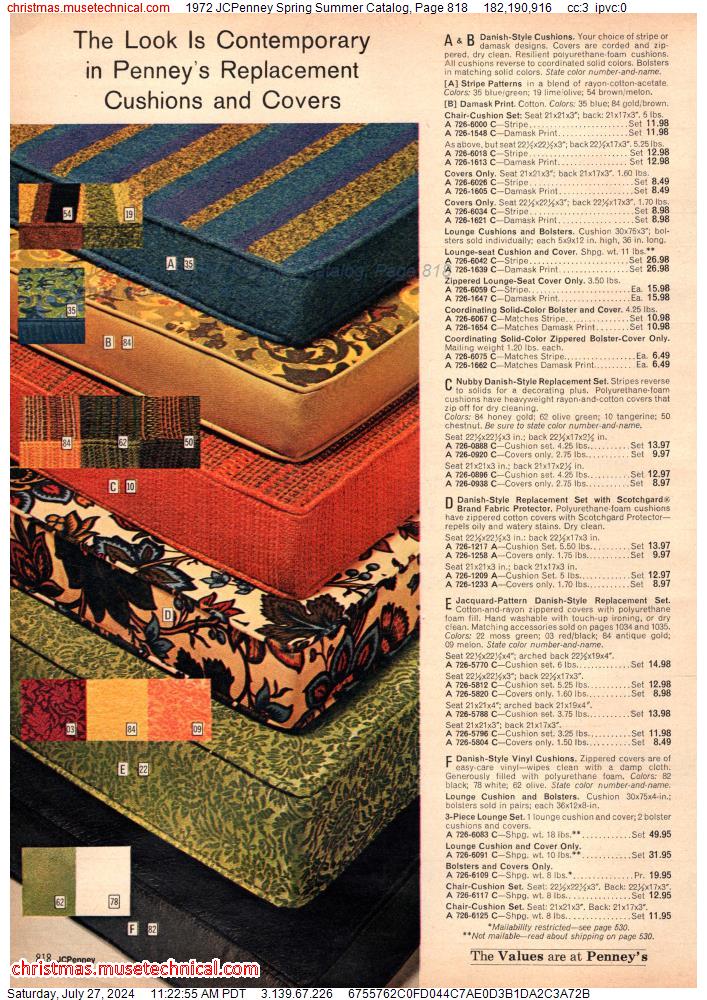 1972 JCPenney Spring Summer Catalog, Page 818