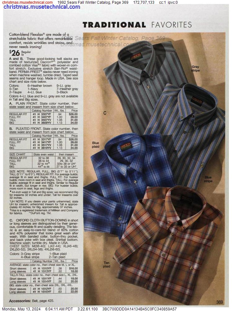 1992 Sears Fall Winter Catalog, Page 369