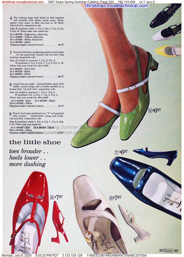 1967 Sears Spring Summer Catalog, Page 303