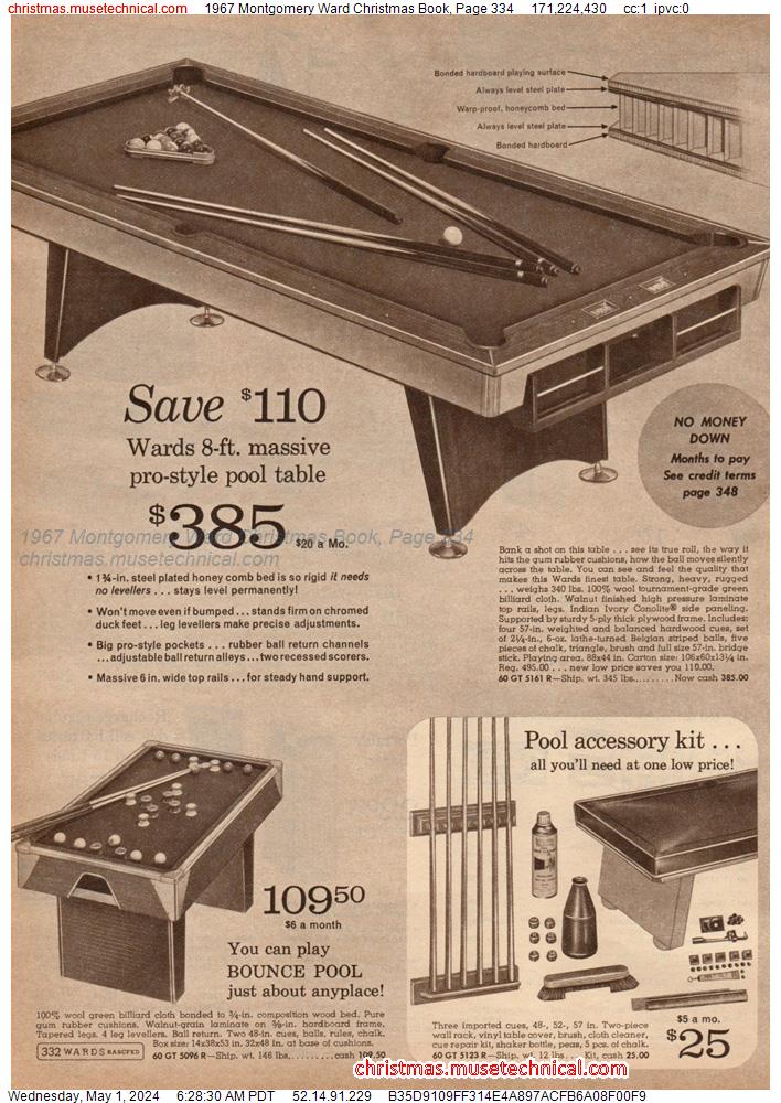 1967 Montgomery Ward Christmas Book, Page 334