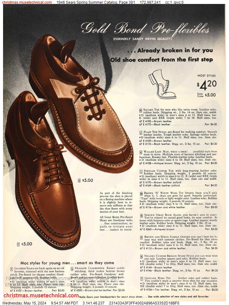 1946 Sears Spring Summer Catalog, Page 381