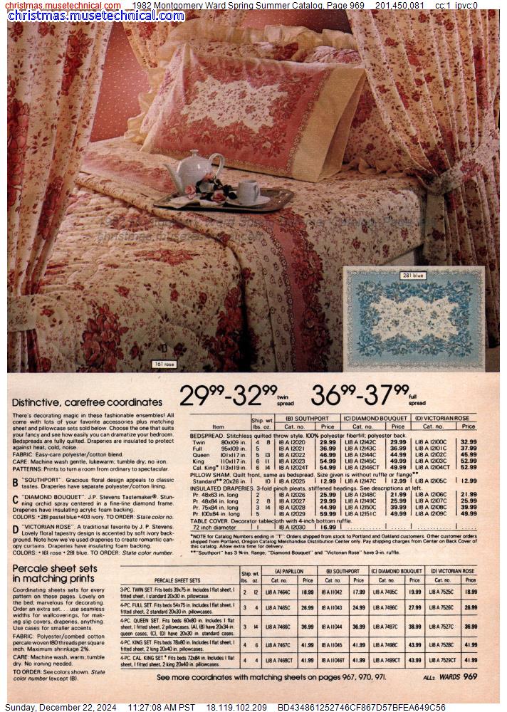 1982 Montgomery Ward Spring Summer Catalog, Page 969