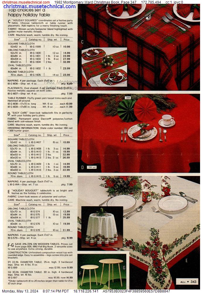 1982 Montgomery Ward Christmas Book, Page 347