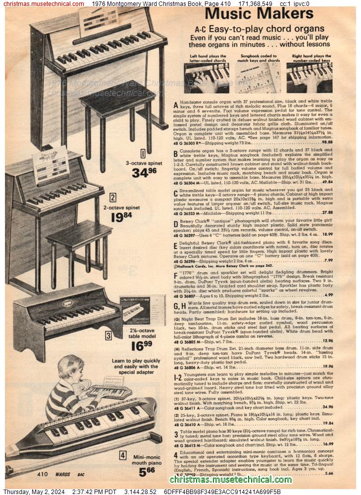 1976 Montgomery Ward Christmas Book, Page 410
