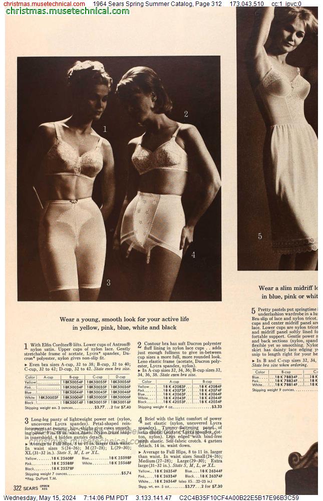 1964 Sears Spring Summer Catalog, Page 312