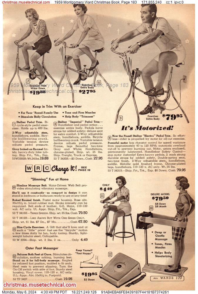 1959 Montgomery Ward Christmas Book, Page 183