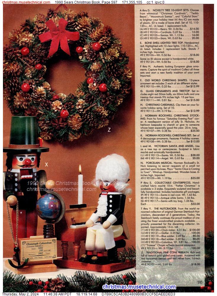 1990 Sears Christmas Book, Page 597
