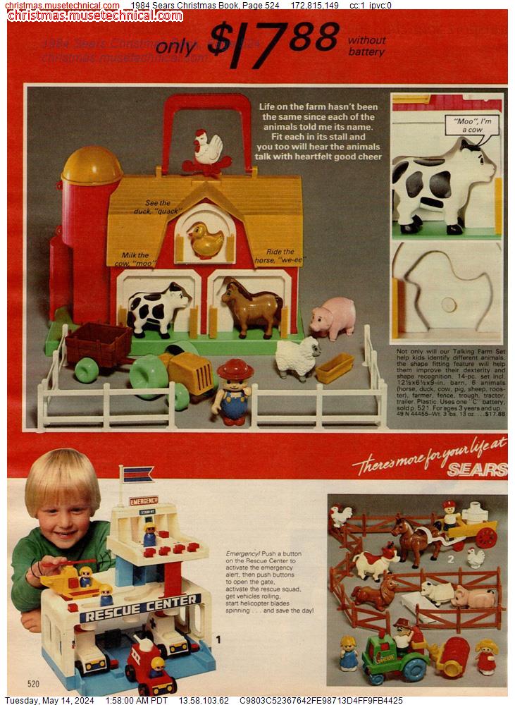 1984 Sears Christmas Book, Page 524