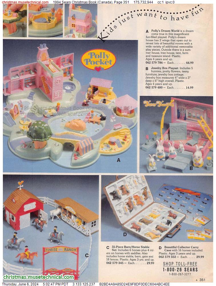 1994 Sears Christmas Book (Canada), Page 351