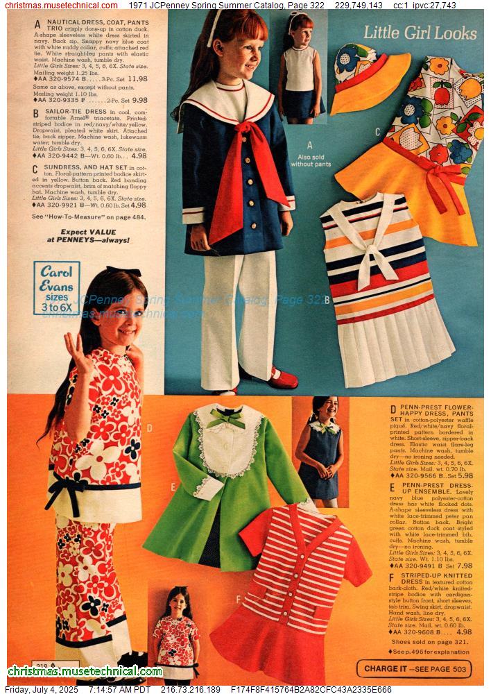 1971 JCPenney Spring Summer Catalog, Page 322