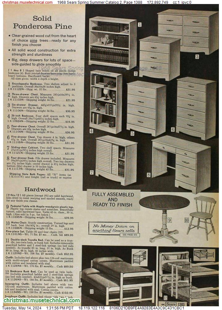1968 Sears Spring Summer Catalog 2, Page 1388