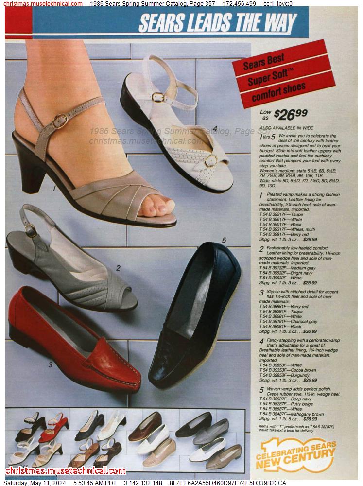 1986 Sears Spring Summer Catalog, Page 357