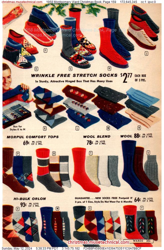 1958 Montgomery Ward Christmas Book, Page 159