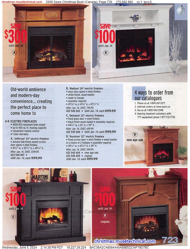 2006 Sears Christmas Book (Canada), Page 739