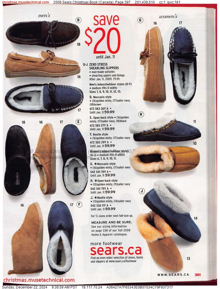 2008 Sears Christmas Book (Canada), Page 397