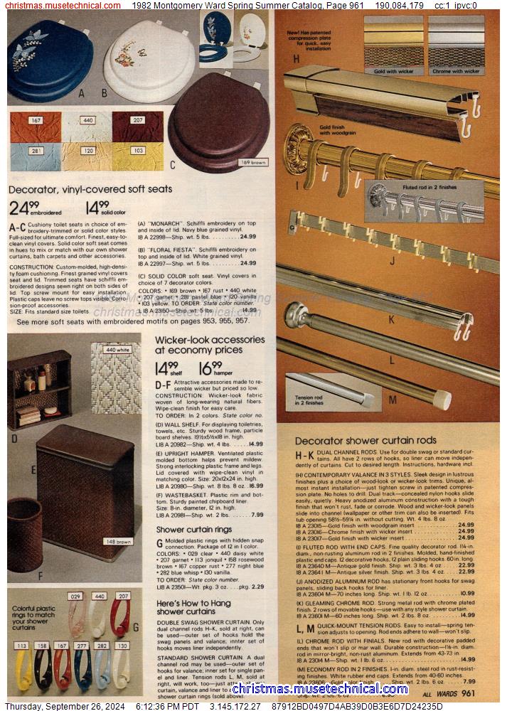 1982 Montgomery Ward Spring Summer Catalog, Page 961