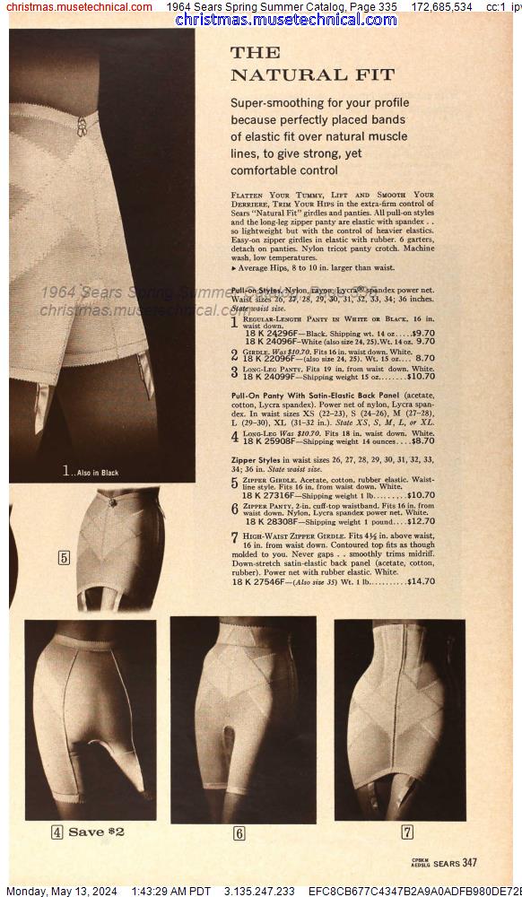 1964 Sears Spring Summer Catalog, Page 335