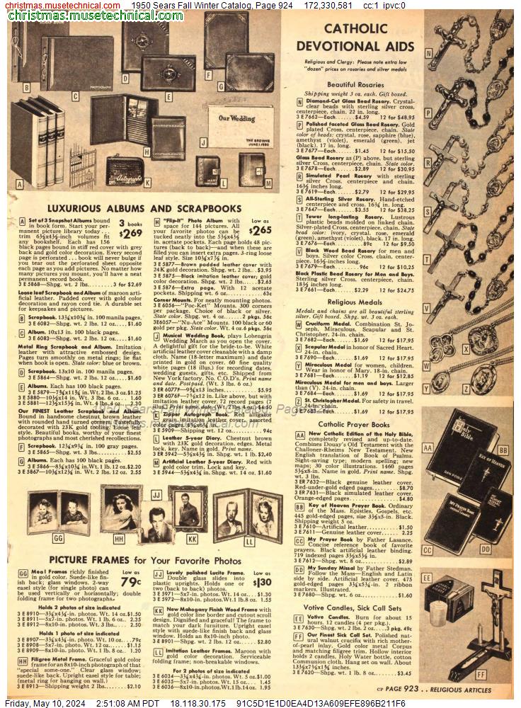 1950 Sears Fall Winter Catalog, Page 924