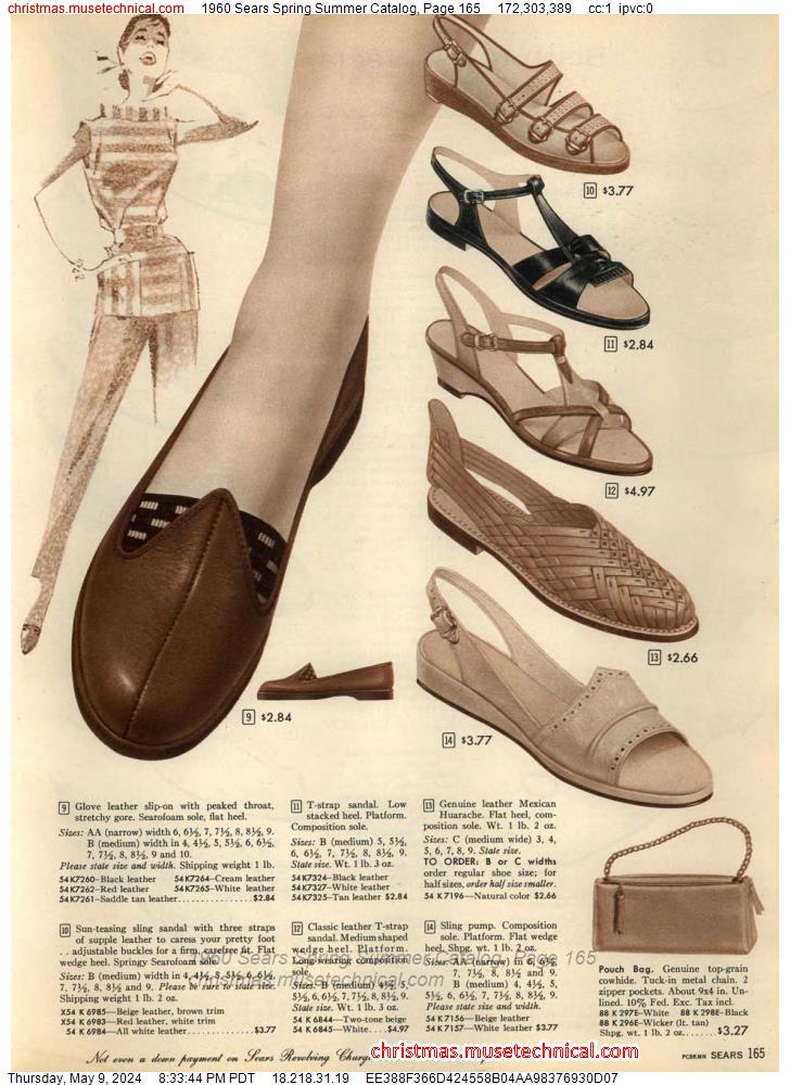 1960 Sears Spring Summer Catalog, Page 165