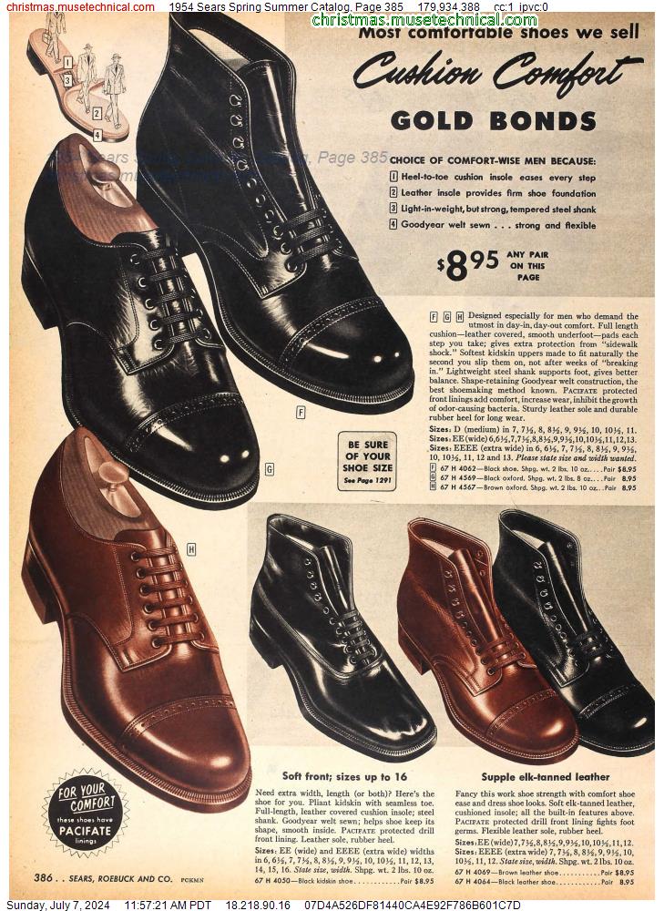 1954 Sears Spring Summer Catalog, Page 385