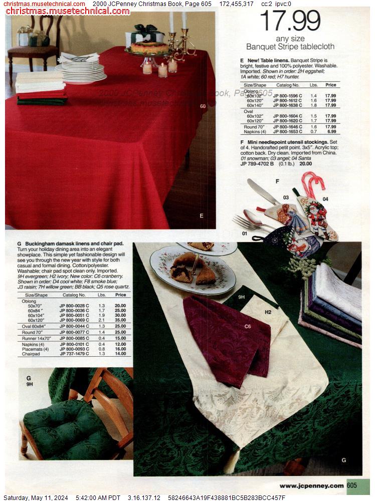2000 JCPenney Christmas Book, Page 605