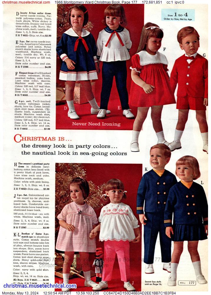 1966 Montgomery Ward Christmas Book, Page 177