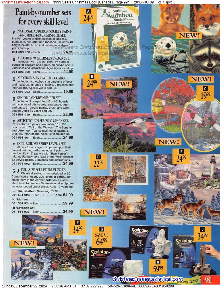 1999 Sears Christmas Book (Canada), Page 991