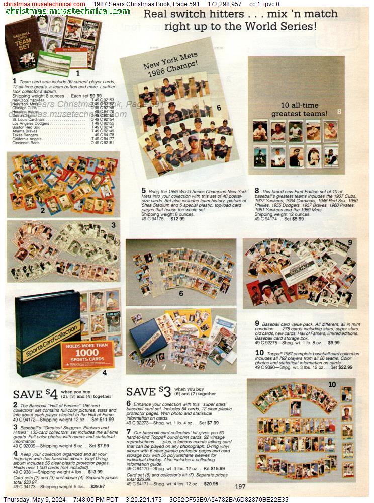 1987 Sears Christmas Book, Page 591