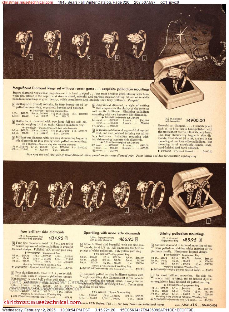 1945 Sears Fall Winter Catalog, Page 326