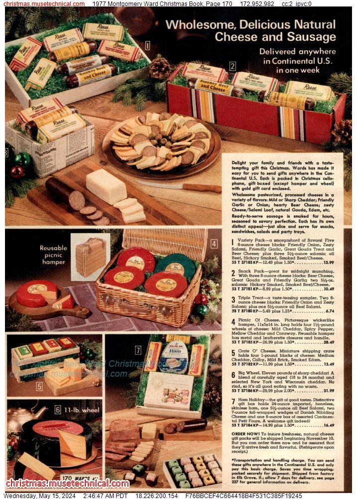 1977 Montgomery Ward Christmas Book, Page 170