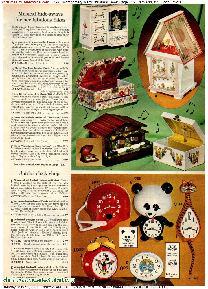 1973 Montgomery Ward Christmas Book, Page 245