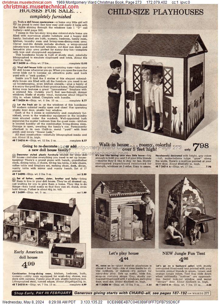 1969 Montgomery Ward Christmas Book, Page 273