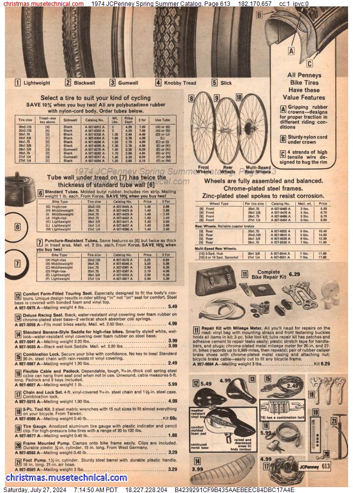 1974 JCPenney Spring Summer Catalog, Page 613