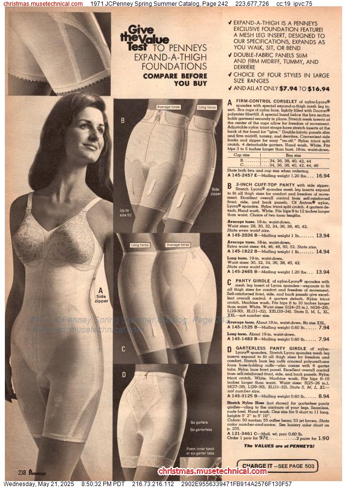 1971 JCPenney Spring Summer Catalog, Page 242