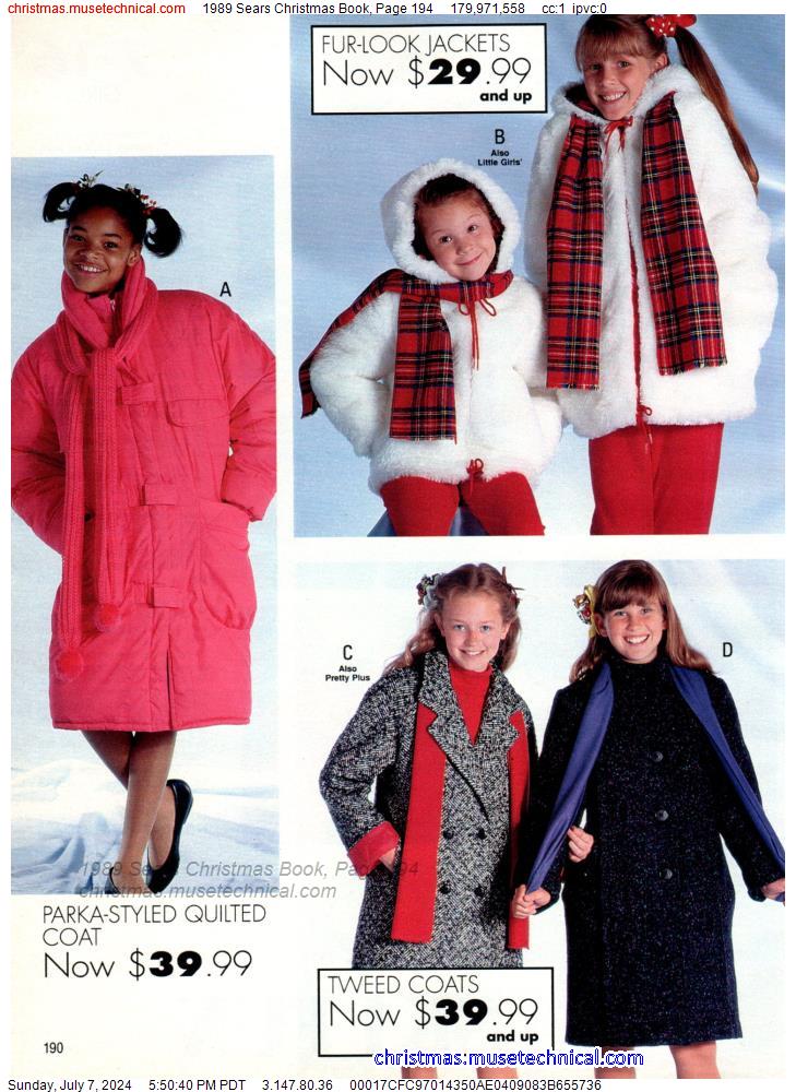 1989 Sears Christmas Book, Page 194