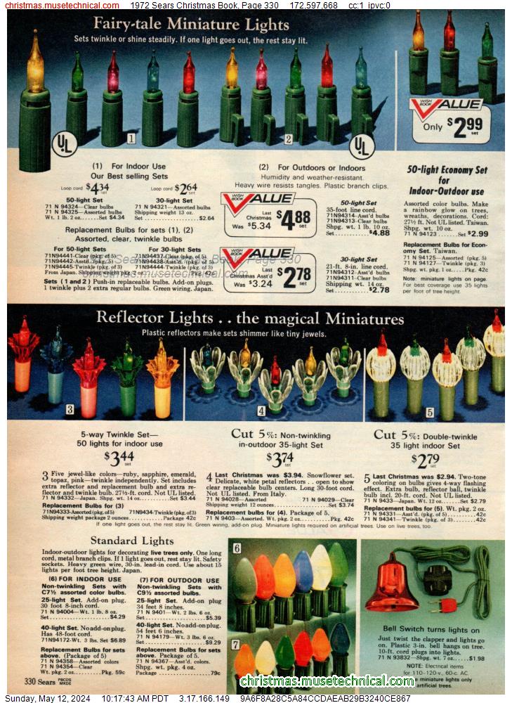 1972 Sears Christmas Book, Page 330