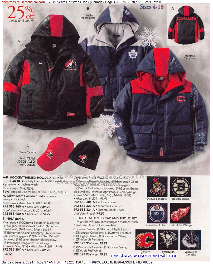 2010 Sears Christmas Book (Canada), Page 420