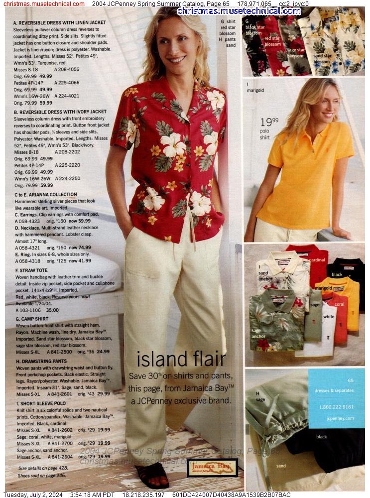 2004 JCPenney Spring Summer Catalog, Page 65