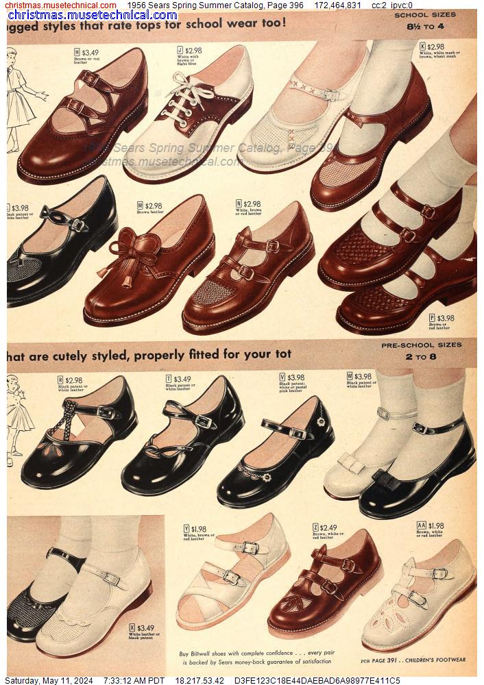 1956 Sears Spring Summer Catalog, Page 396